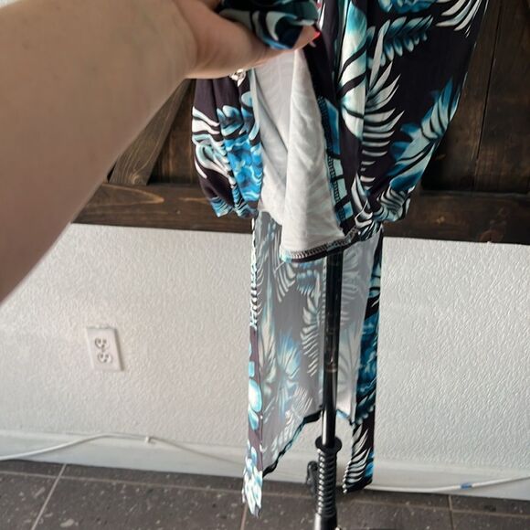 Hount Summer Sleeveless Cutout Crew Neck Bodycon Maxi Dress with Side Slit - Picture 7 of 13